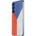Czech Republic Flag Distressed Galaxy A55 5G Skin
